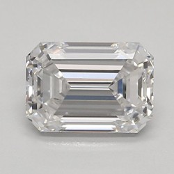 Diament laboratoryjny bezbarwny szlif szmaragdowy, 0.99ct, VVS2, D, IGI LG652445510
